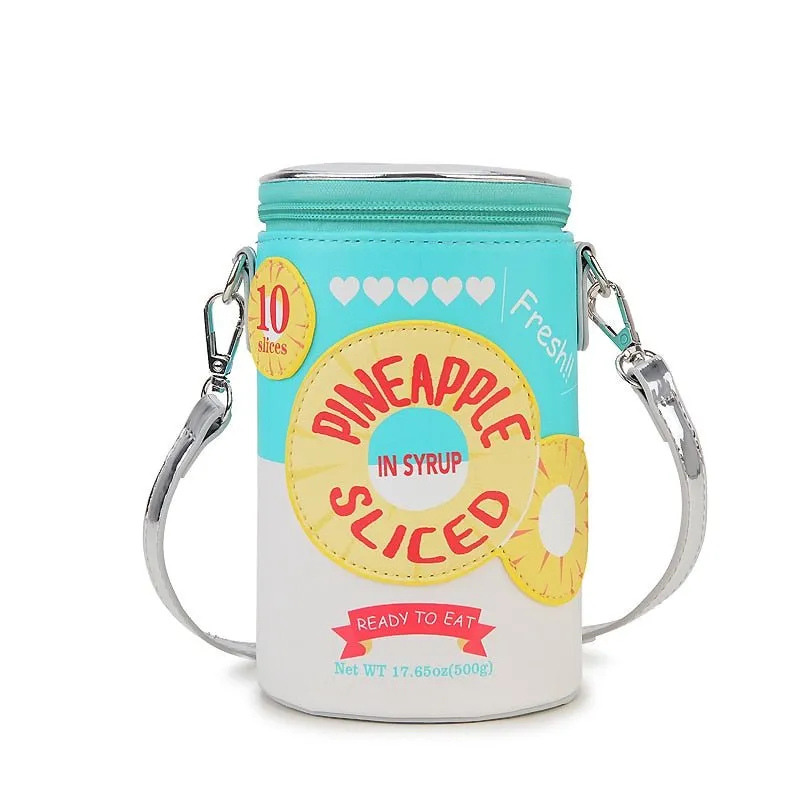 Canned Fruit Corn Soup Crossbody Bag