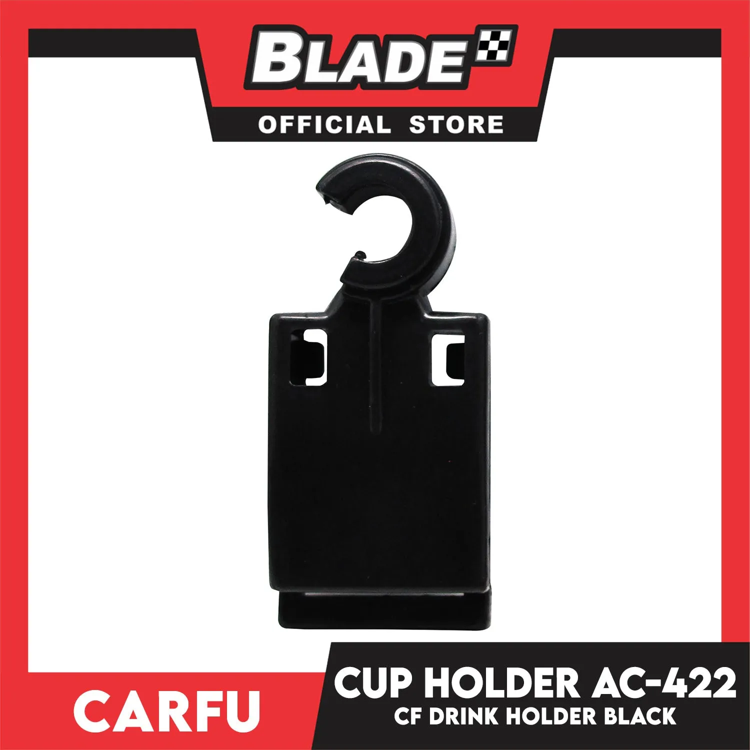 Carfu Foldable Drink Holder AC-422 (Black)