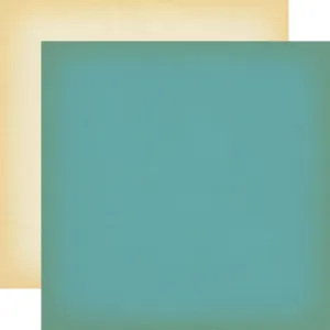 Carta Bella - Cowboys - 12x12 Single Sheet - Coordinating Solids - Blue / Cream