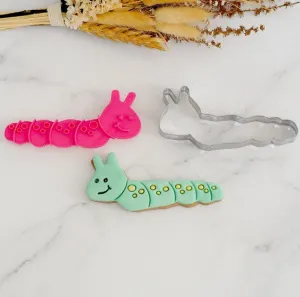 Caterpillar Cookie Cutter & Embossed Stamp Set