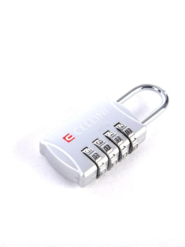 Cellini Accessories 4 Dial Combo Lock Silver 331048