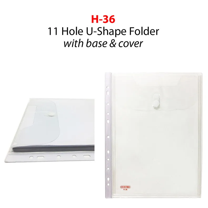 Centre Expandable 11-hole U-shape Holder Texture W/ Flap