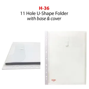 Centre Expandable 11-hole U-shape Holder Texture W/ Flap