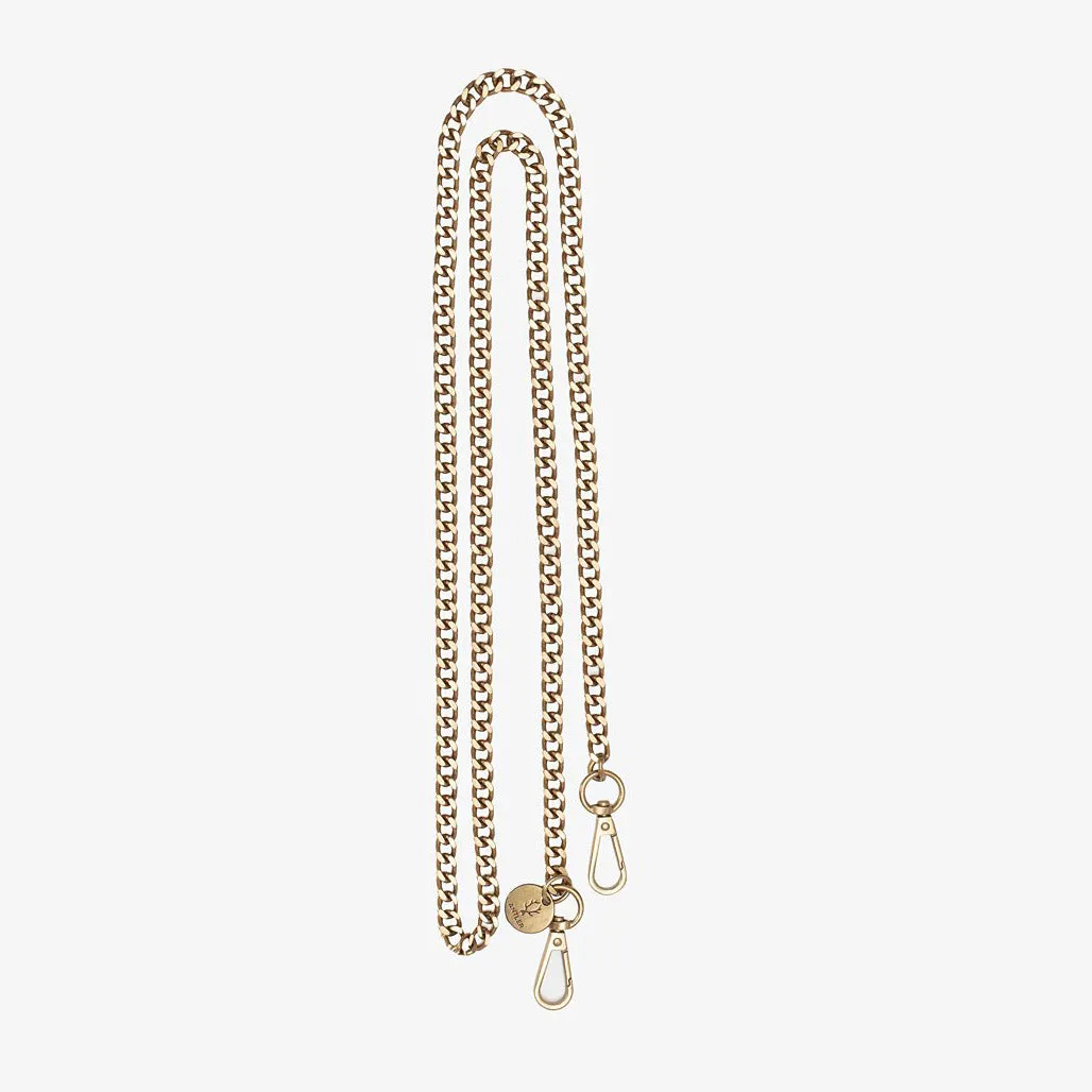 Chain Bag Strap - Tarnished Gold