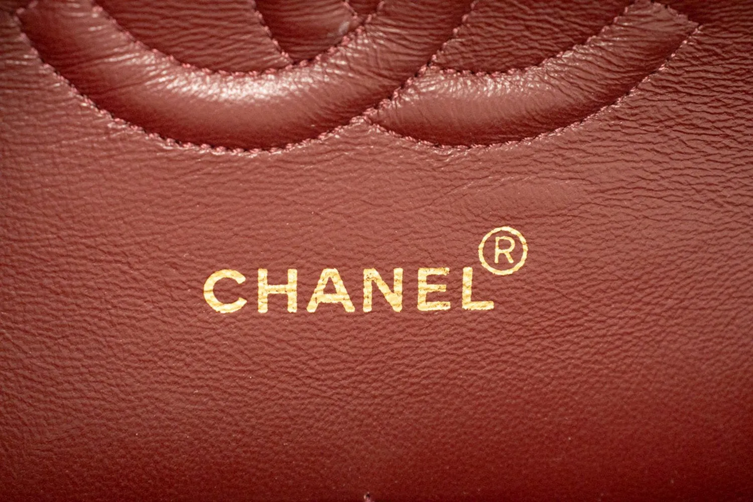 CHANEL Classic Double Flap 10" Chain Shoulder Bag Black Lambskin p26