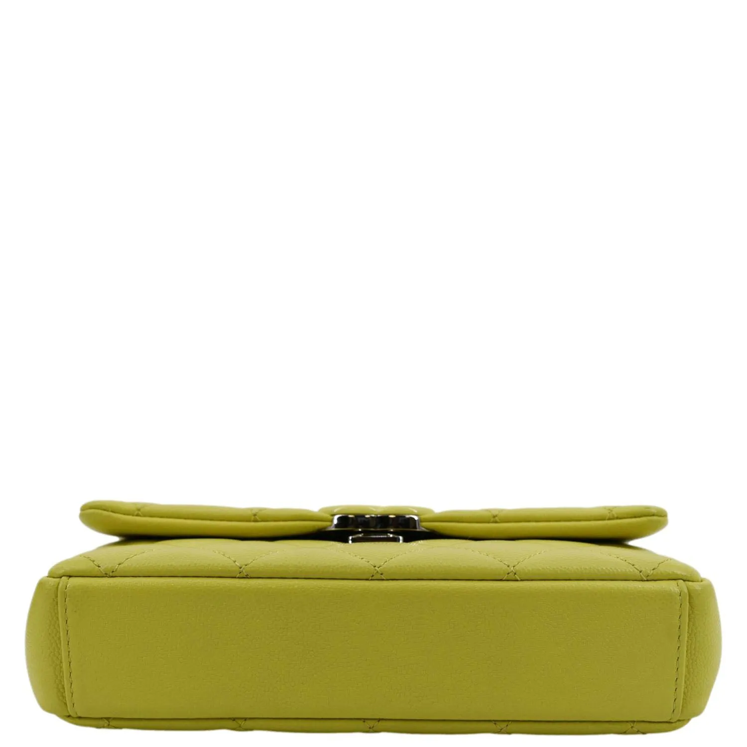 CHANEL My Everything Small Caviar Quilted Leather Flap Shoulder Bag Yellow