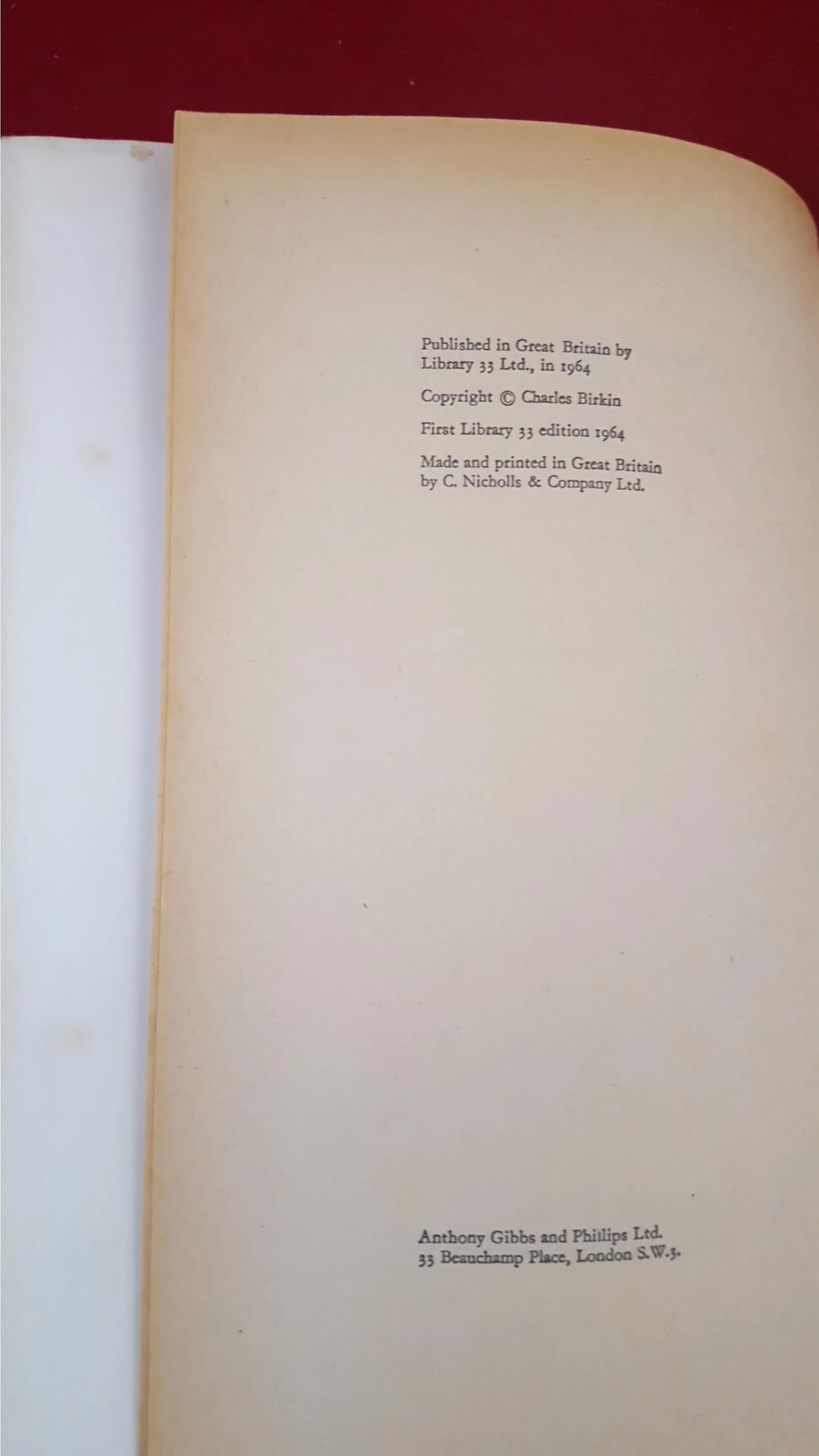 Charles Birkin - The Smell Of Evil-Dennis Wheatley introduces, Library 33, 1964, 1st Edition