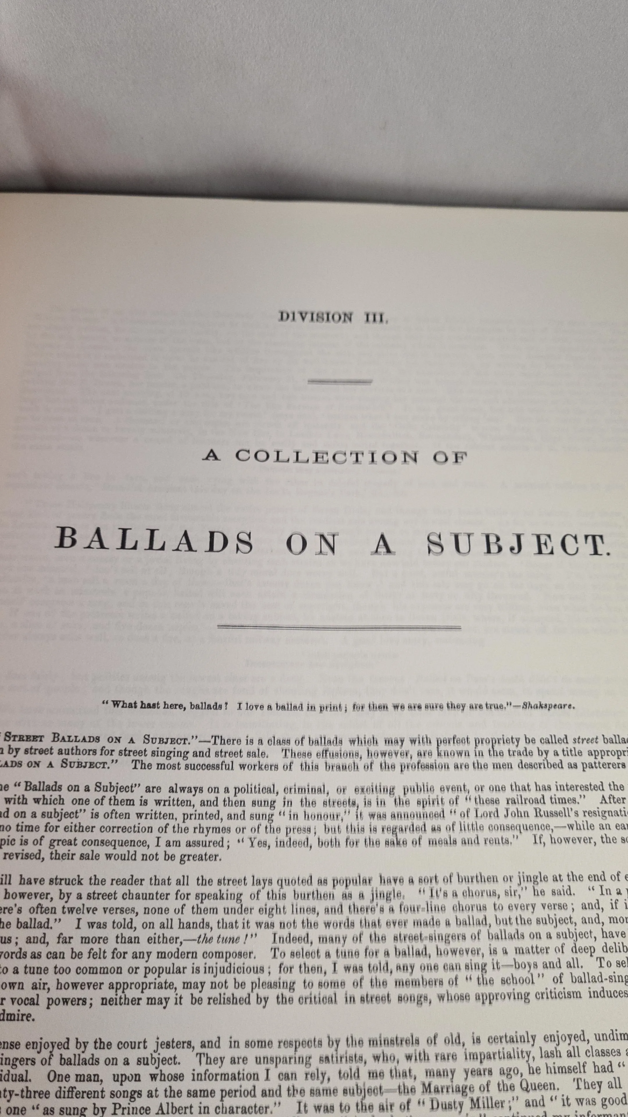 Charles Hindley - Curiosities of Street Literature, Broadsheet King, 1966, Volume 2