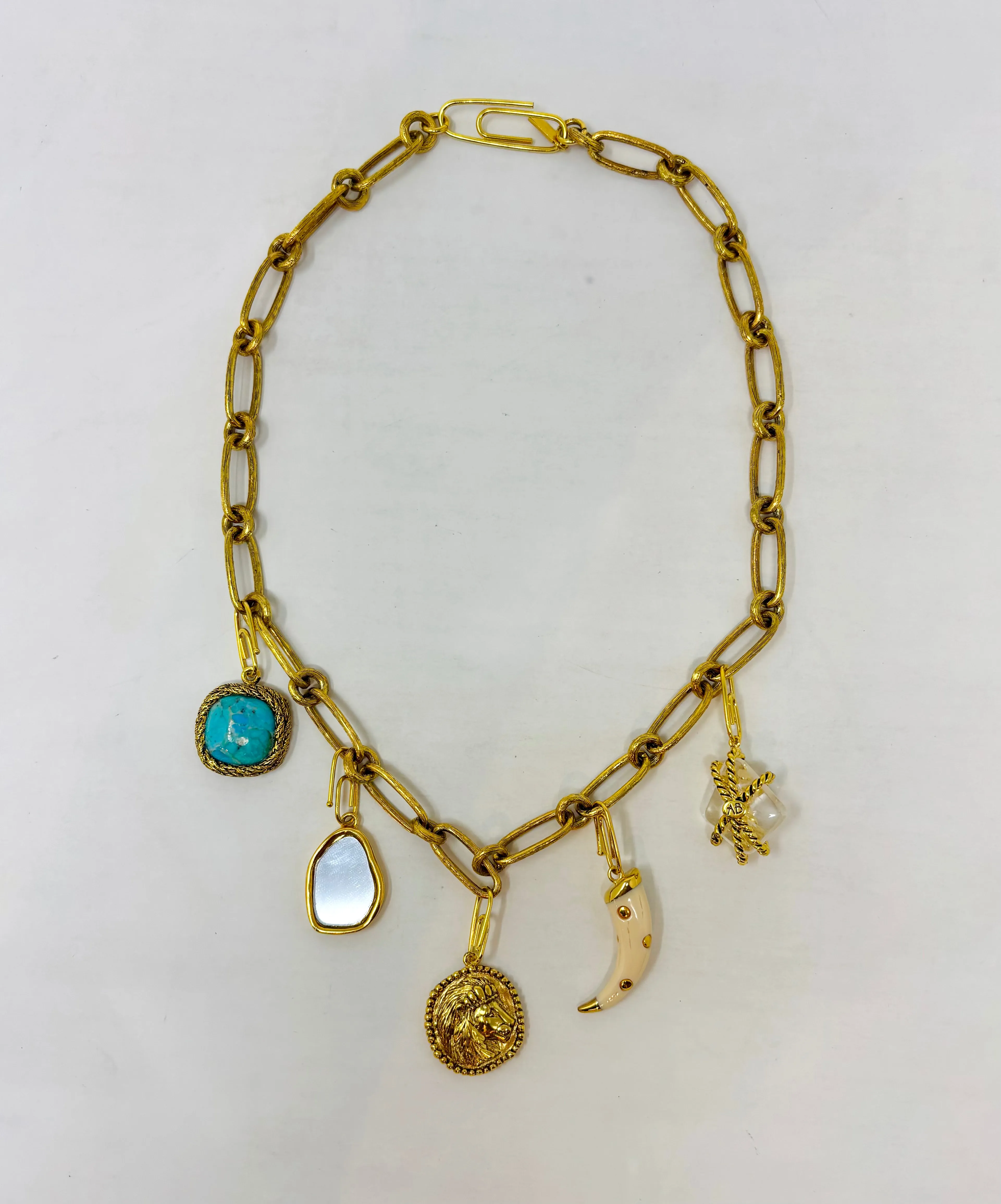 Charms Bar Hazelnut Necklace