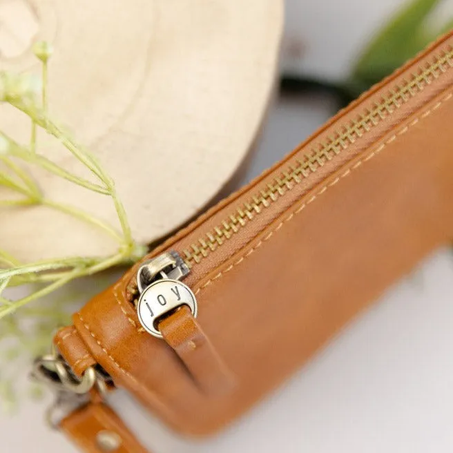 Chloe Zip Around Wallet - Monogrammed Wallet - 7 Colors