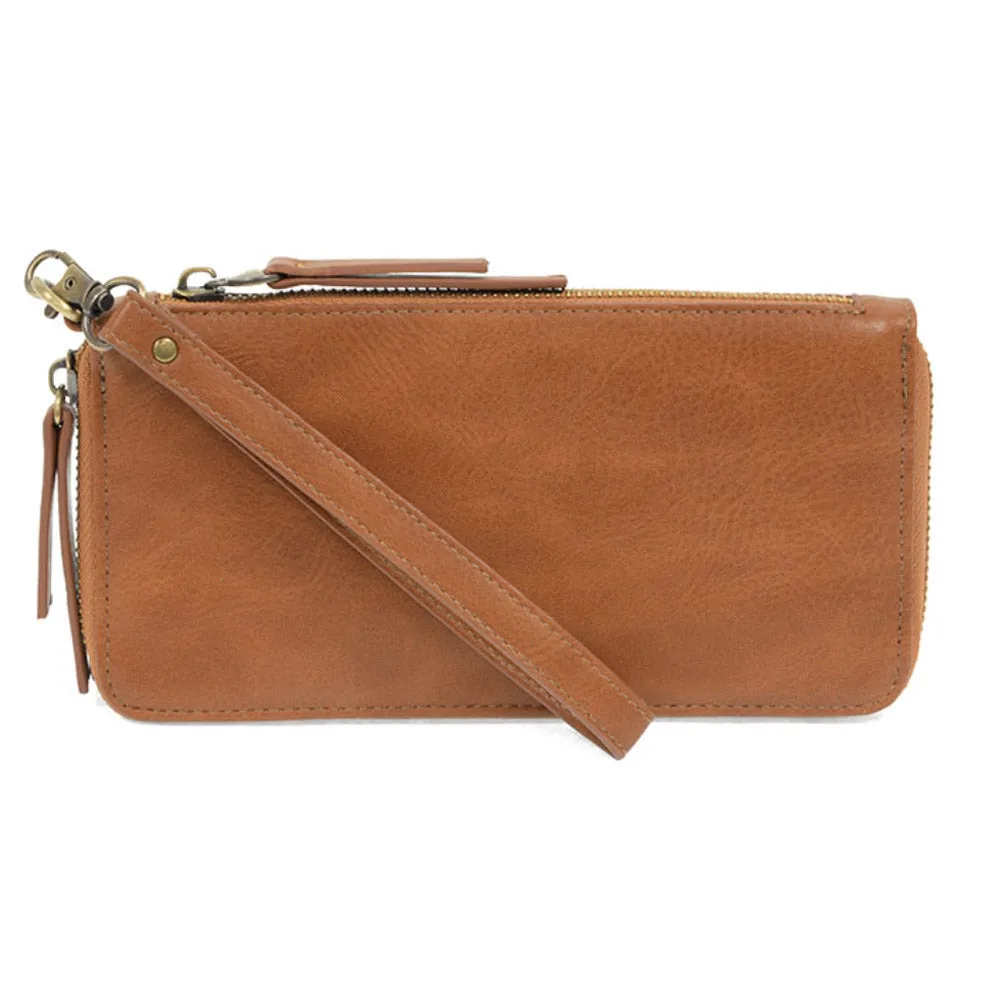 Chloe Zip Around Wallet - Monogrammed Wallet - 7 Colors