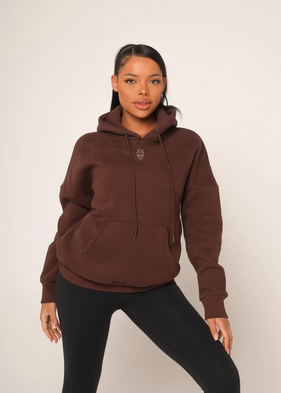 Chocolate Brown Pullover Hoodie
