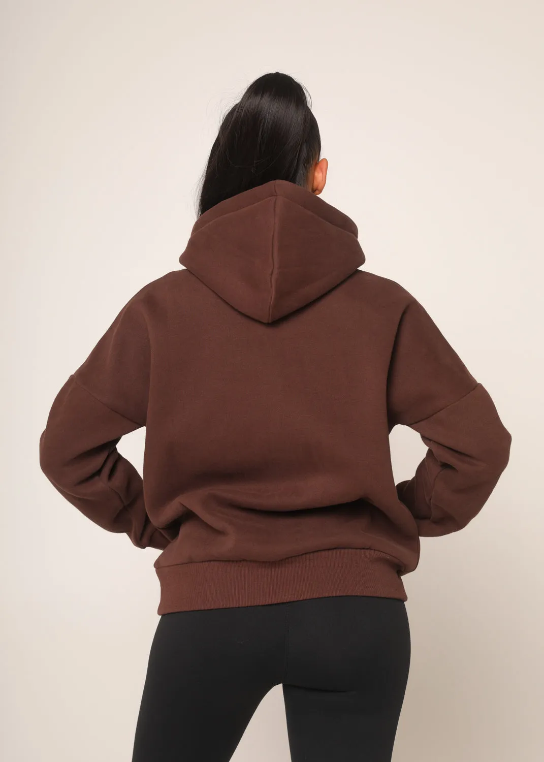 Chocolate Brown Pullover Hoodie