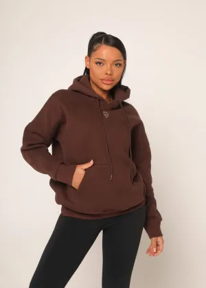 Chocolate Brown Pullover Hoodie