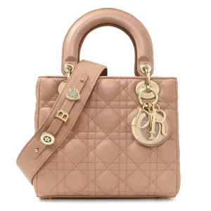 Christian Dior Blush Lambskin Cannage Small My ABCDior Lady Dior