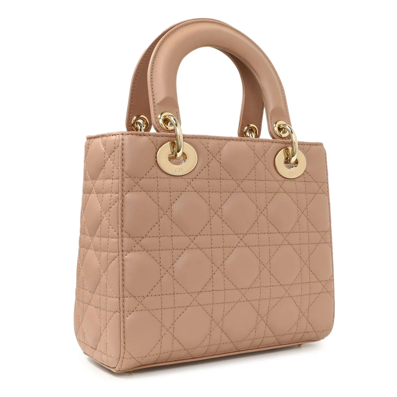 Christian Dior Blush Lambskin Cannage Small My ABCDior Lady Dior