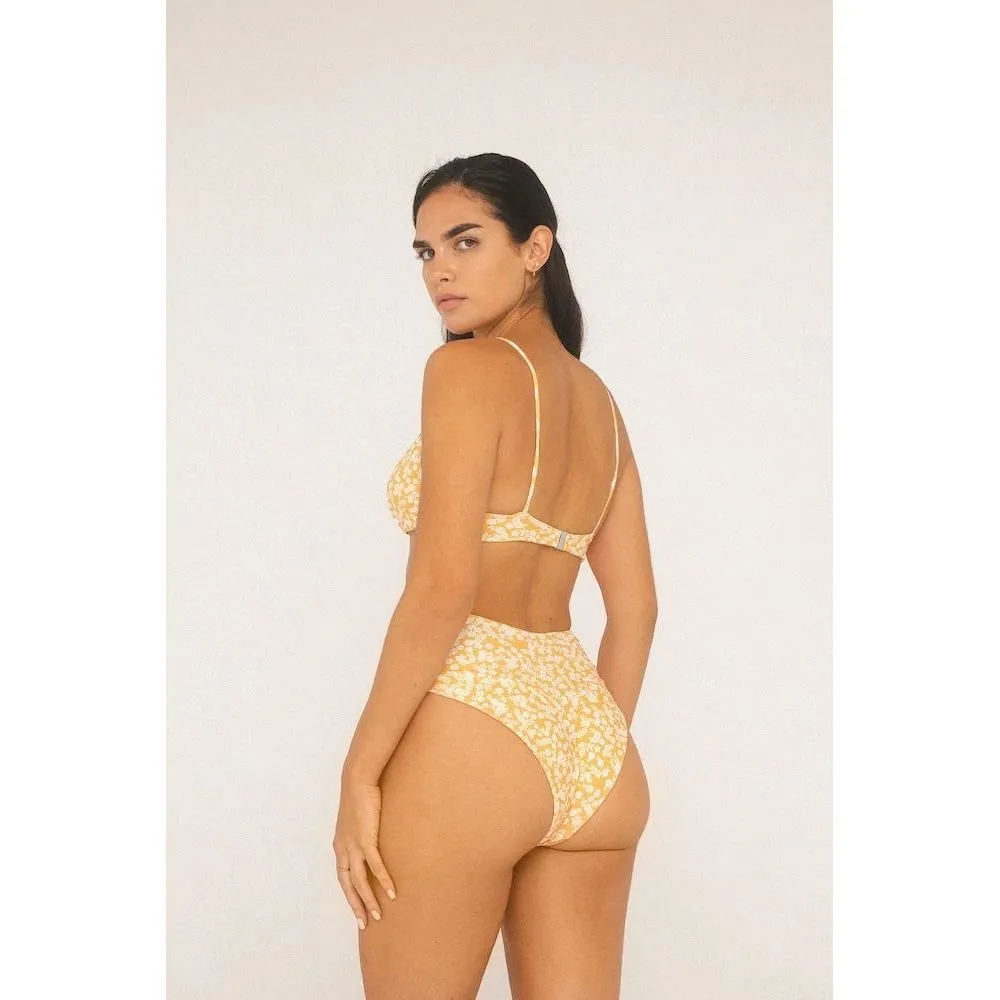 Citrine Margot Top Mango Mini Floral