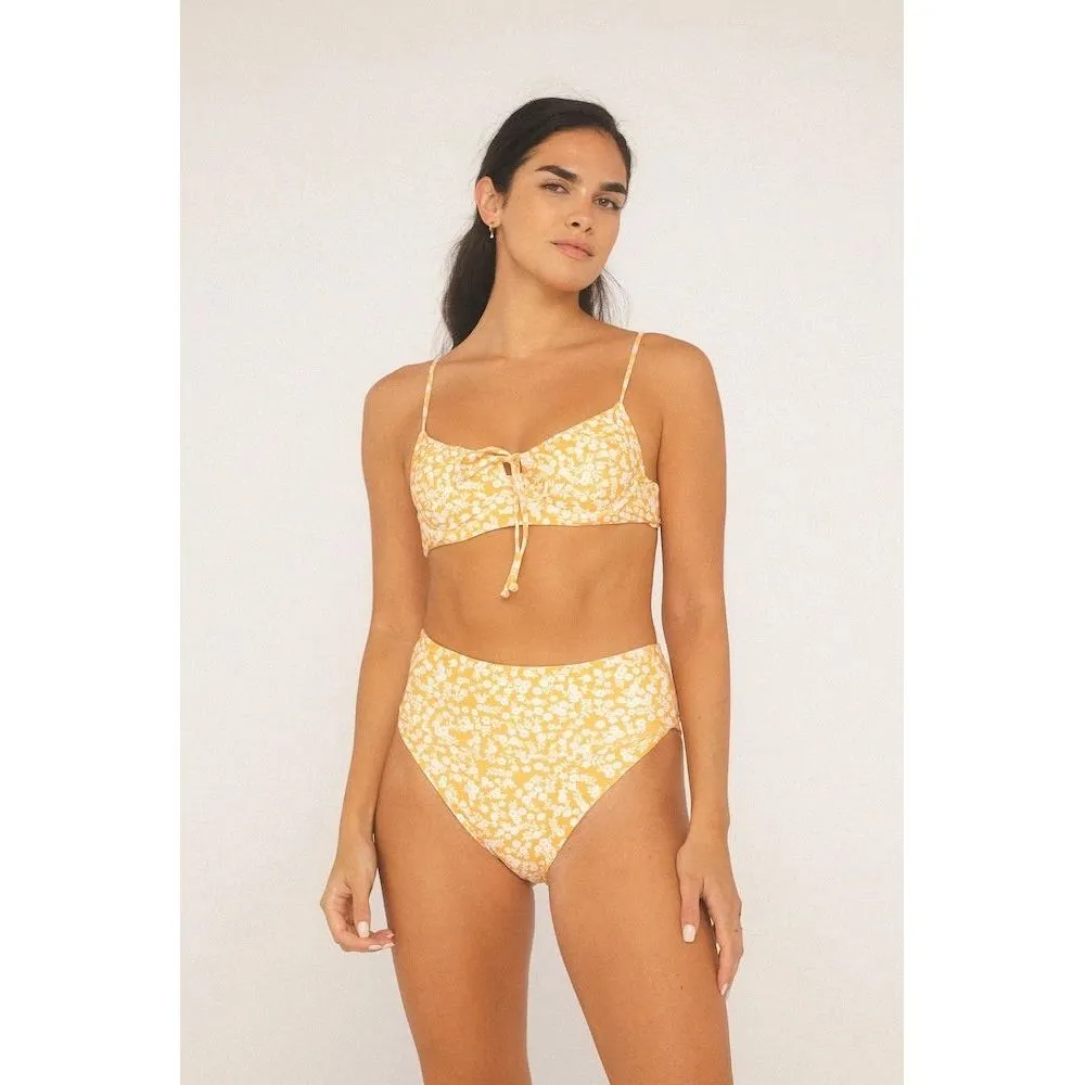Citrine Margot Top Mango Mini Floral