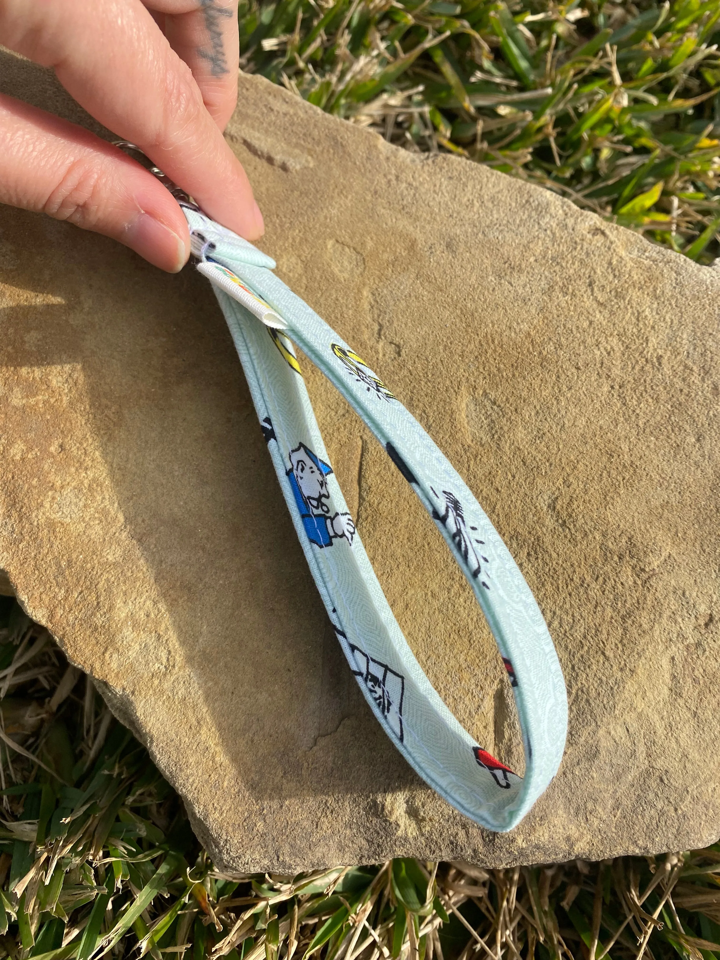 Classic Board Game Wristlet Keychain Gift