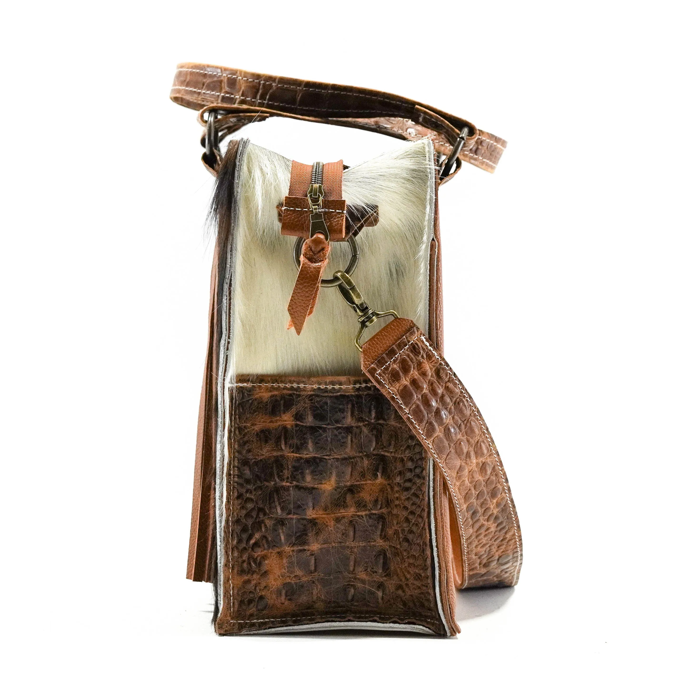 Clerk - Tricolor w/ Saddle Croc
