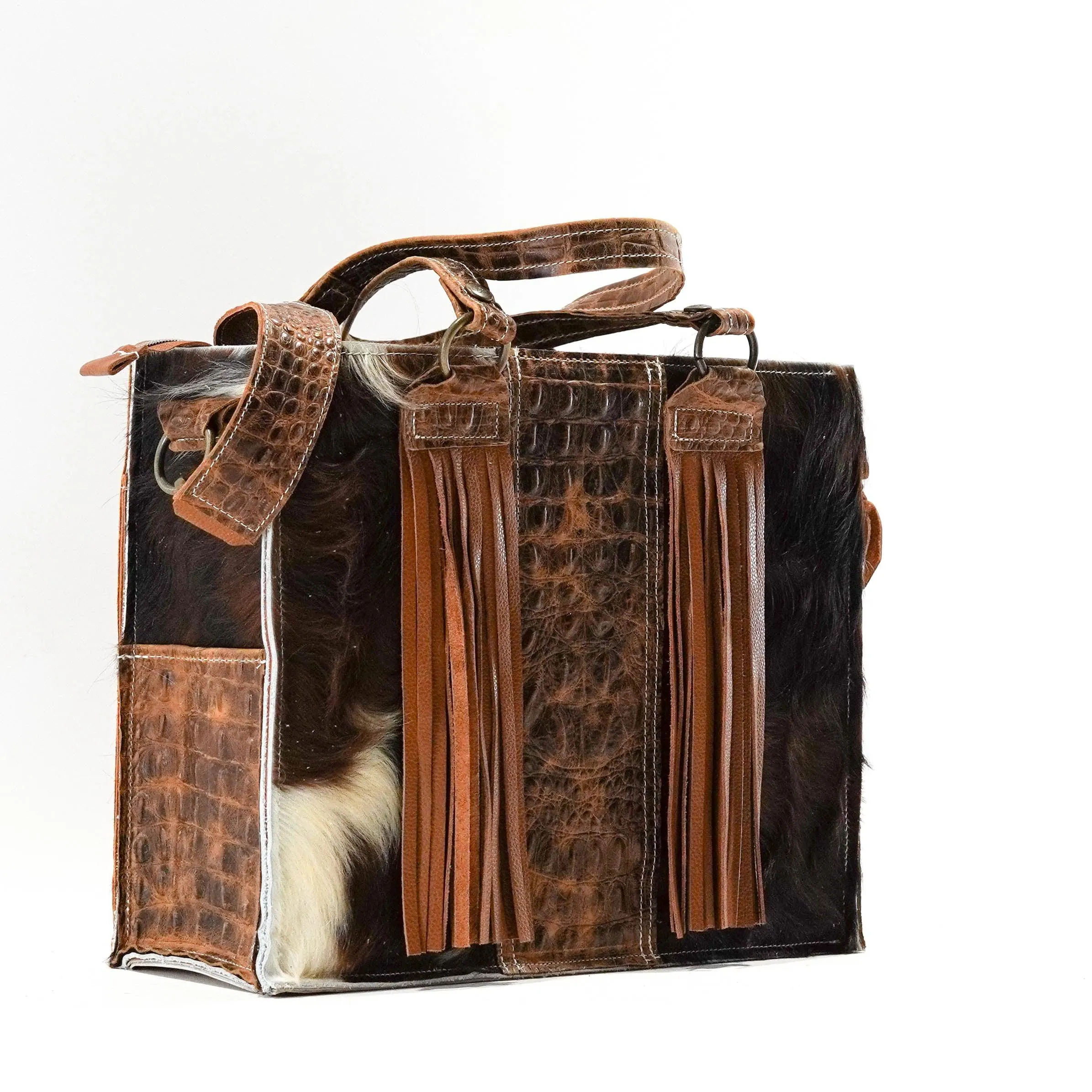 Clerk - Tricolor w/ Saddle Croc