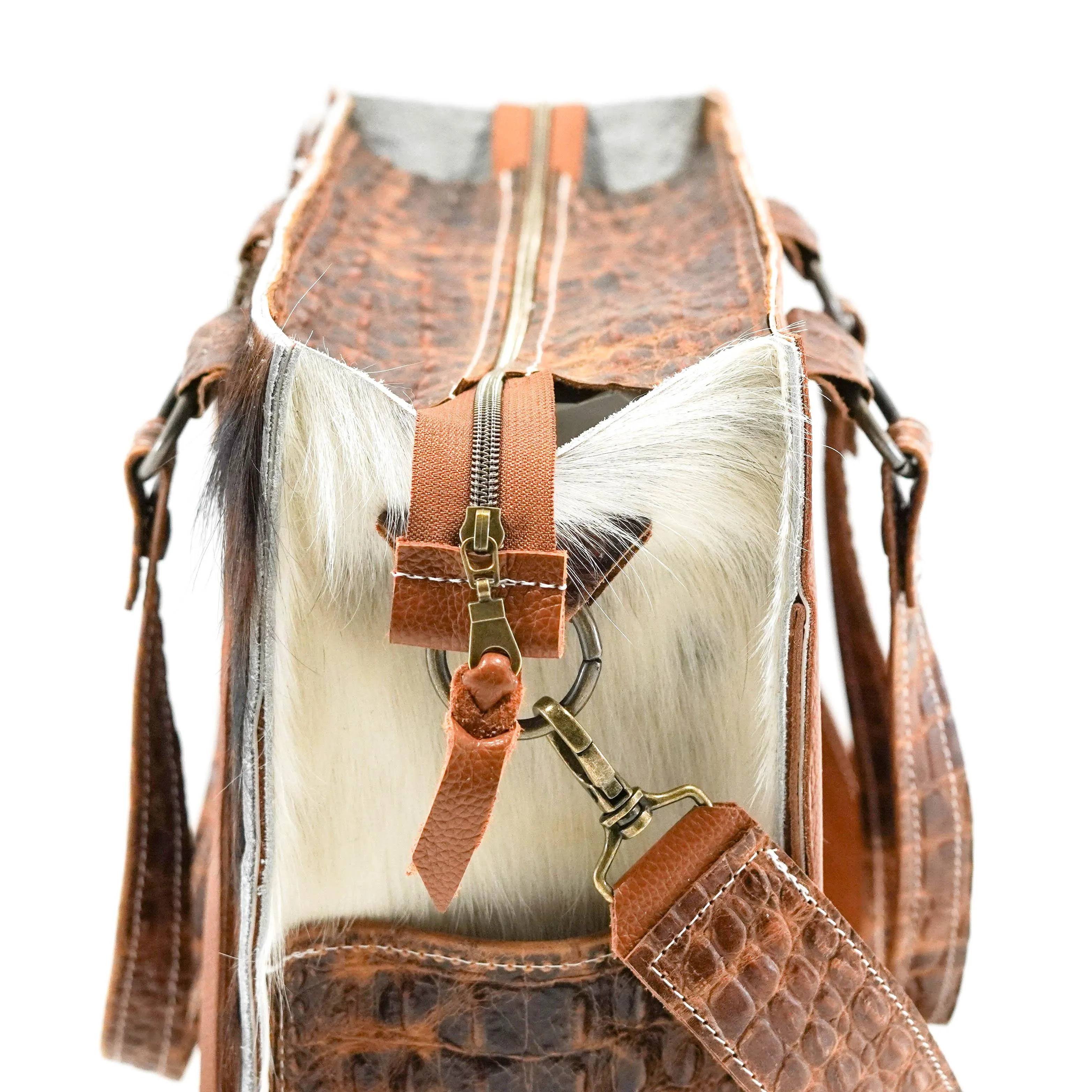 Clerk - Tricolor w/ Saddle Croc