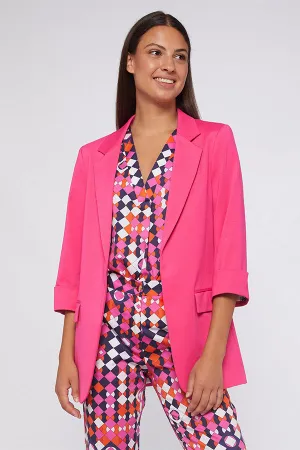 CLOVER PINK KNIT PERFECT FIT JACKET