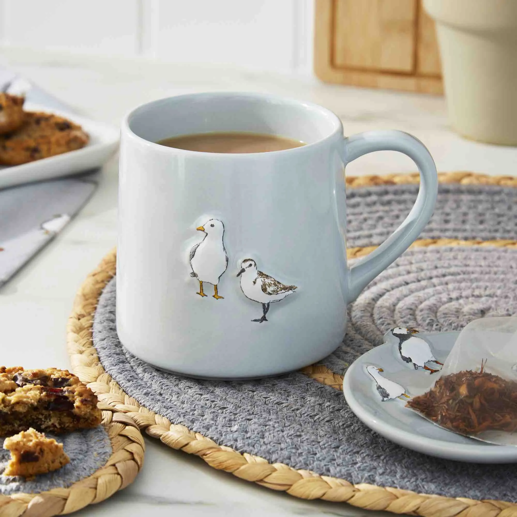 Coastal Birds Reverse Conical Mug