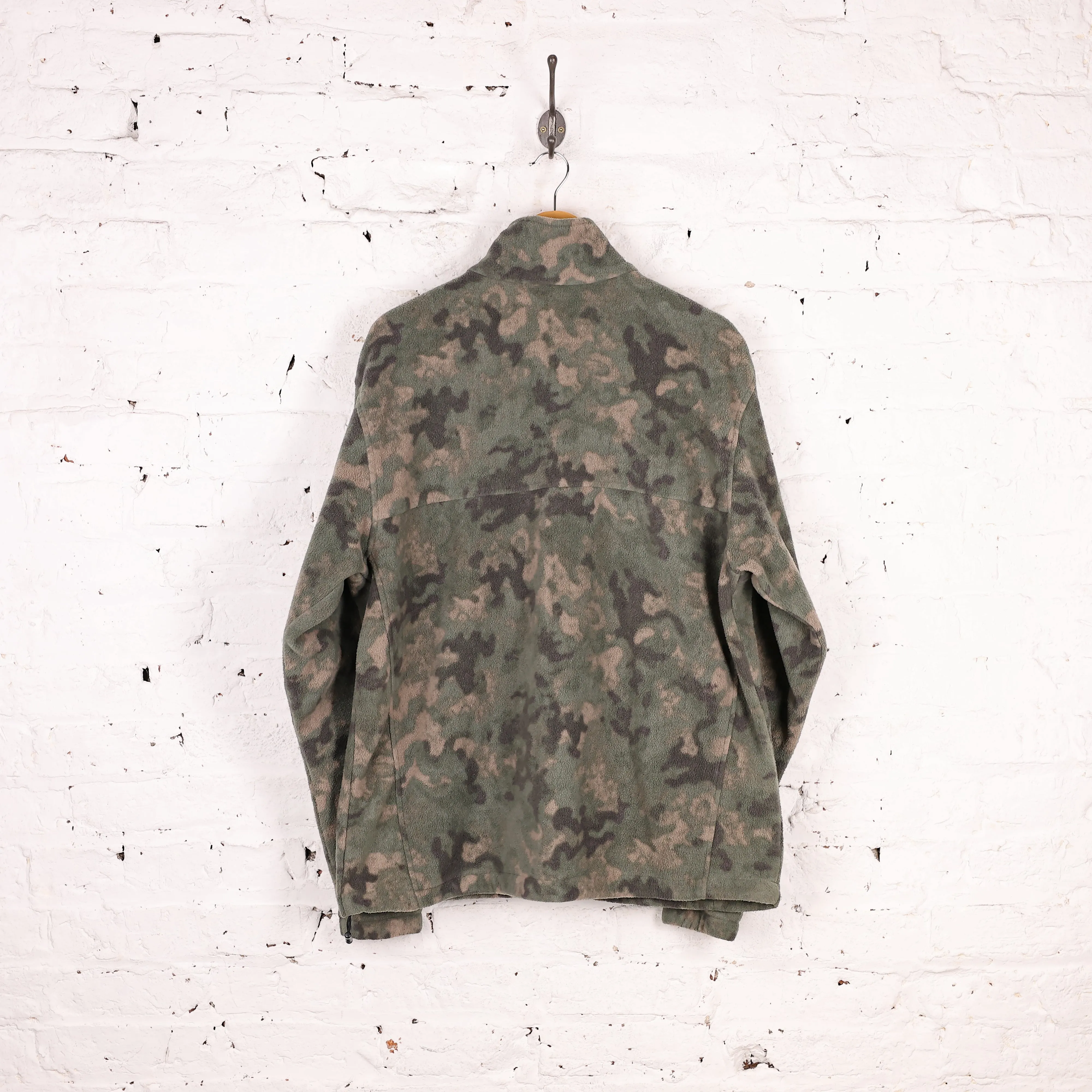 Columbia Camouflage Full Zip Fleece - Green - XL