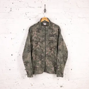 Columbia Camouflage Full Zip Fleece - Green - XL