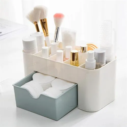 Compartmentalized Beauty Organizer with Drawer