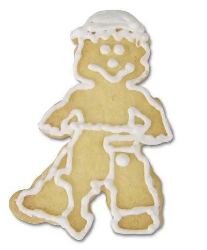 Construction Worker Cookie Cutter with Embossed Detail