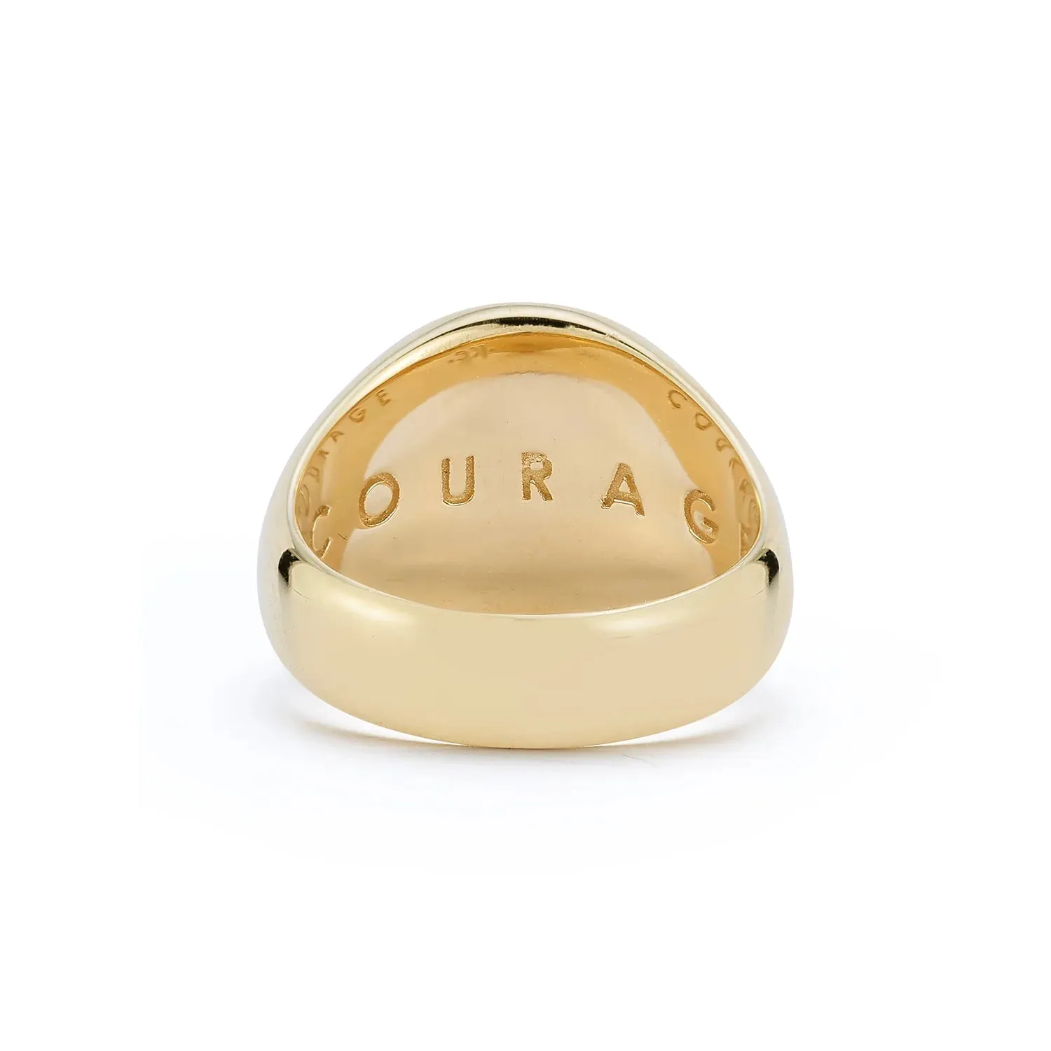 Courage Signet Ring