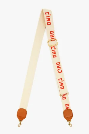 Crossbody Strap Natural Poppy