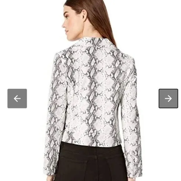Cupcakes and CashmereBeatrix Snake Moto Jacket NWT