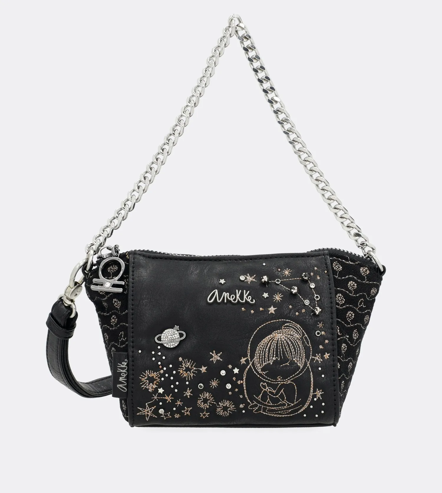 Cute spirit mini handbag with a chain strap