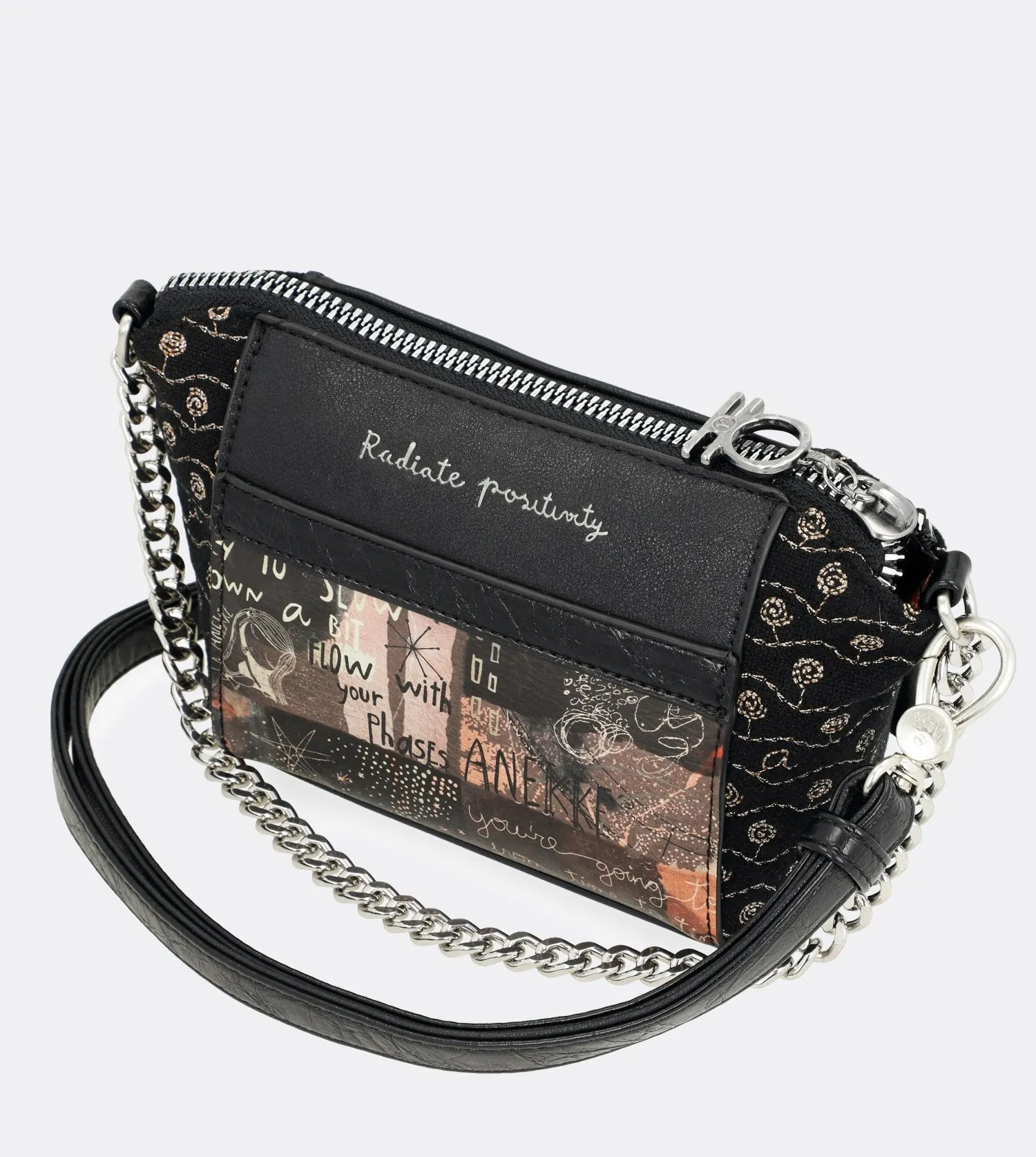 Cute spirit mini handbag with a chain strap