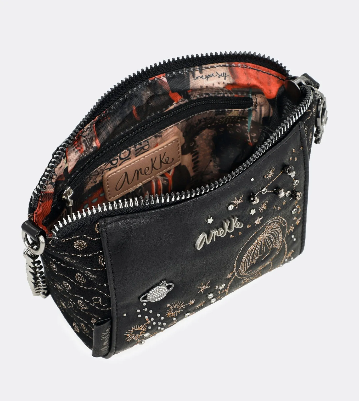 Cute spirit mini handbag with a chain strap