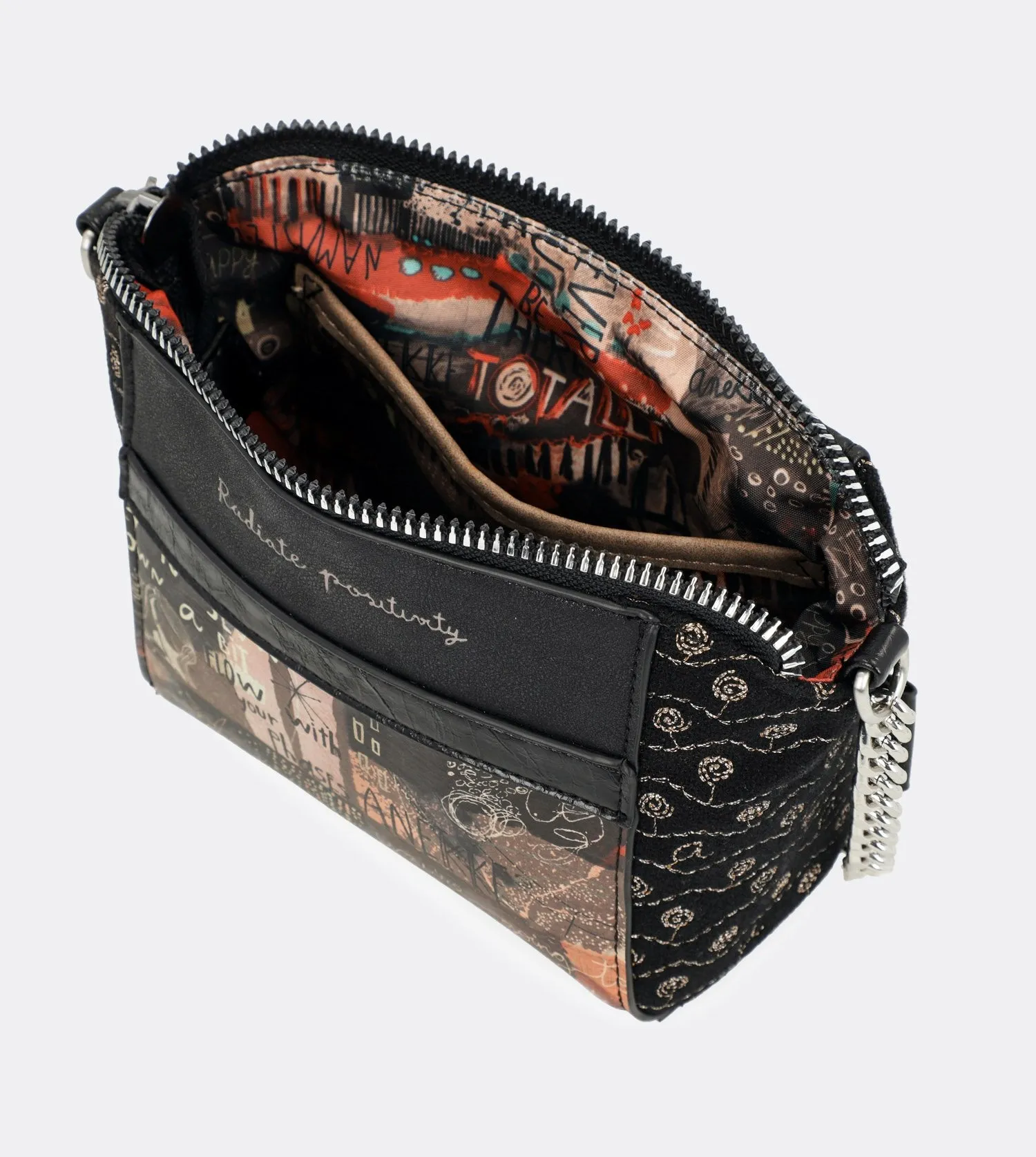 Cute spirit mini handbag with a chain strap
