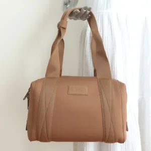 Dagne Dover Small Landon Carryall Bag Camel Neoprene NEW