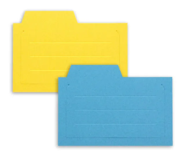 Densho Clips, Blue & Yellow