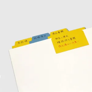 Densho Clips, Blue & Yellow