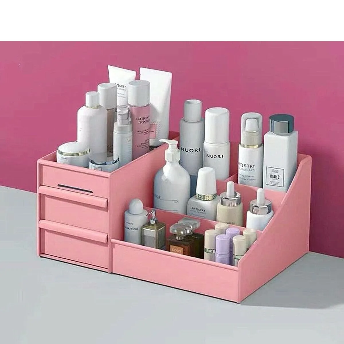 Desktop Makeup Organiser Makeup Drawer Organizer Acrylic  Storage Box for Cosmetic Organiser