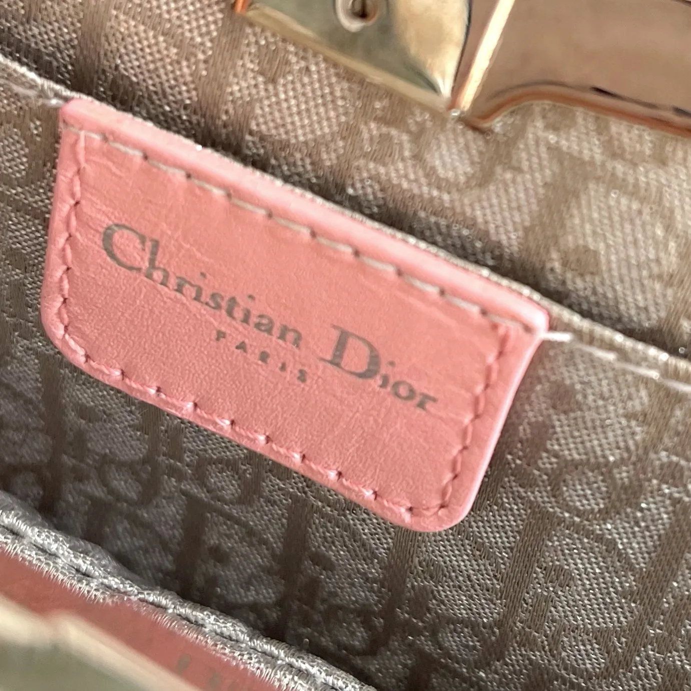 Dior Pink Bondage Mini Bag
