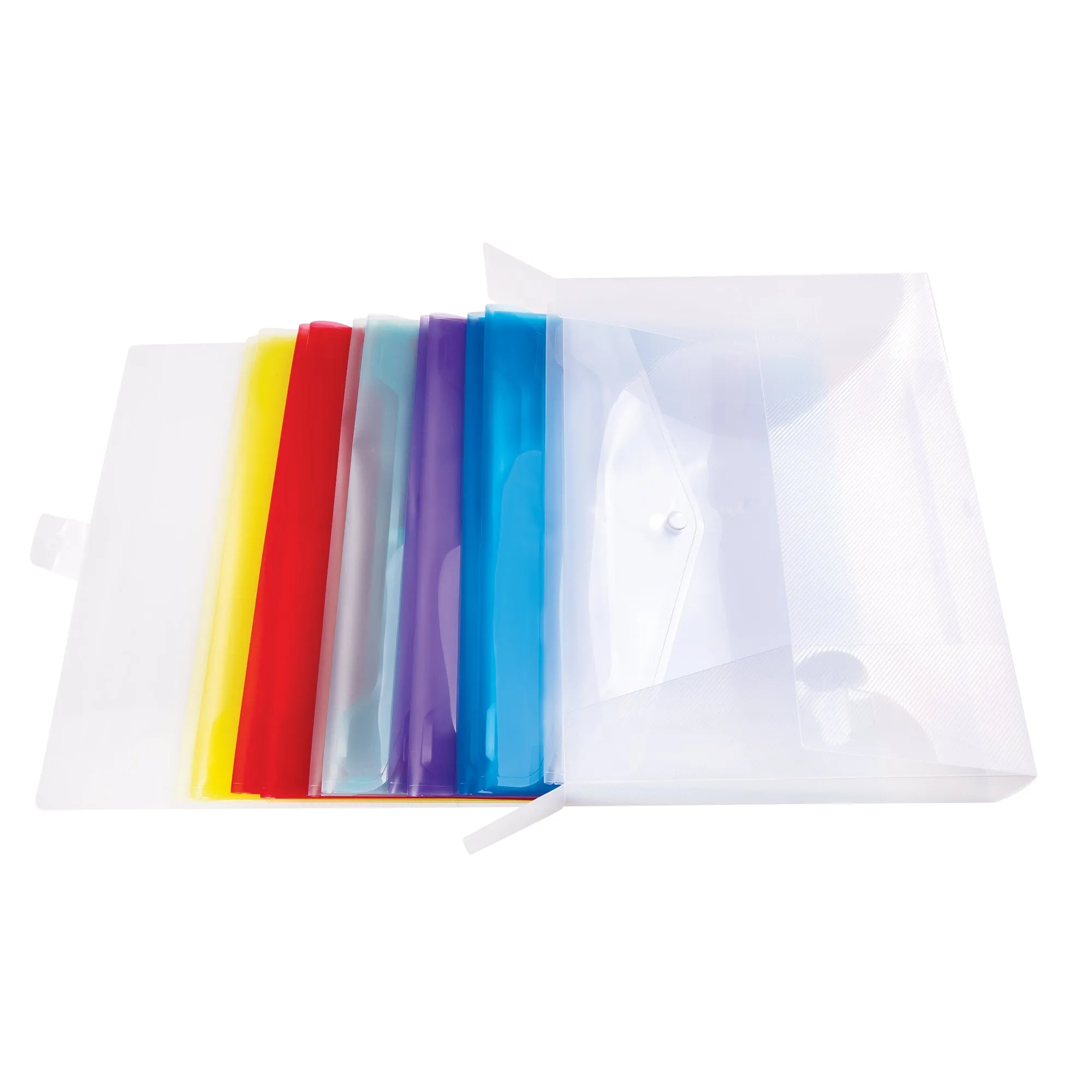Document Wallet Coloured A4 Pack of 12