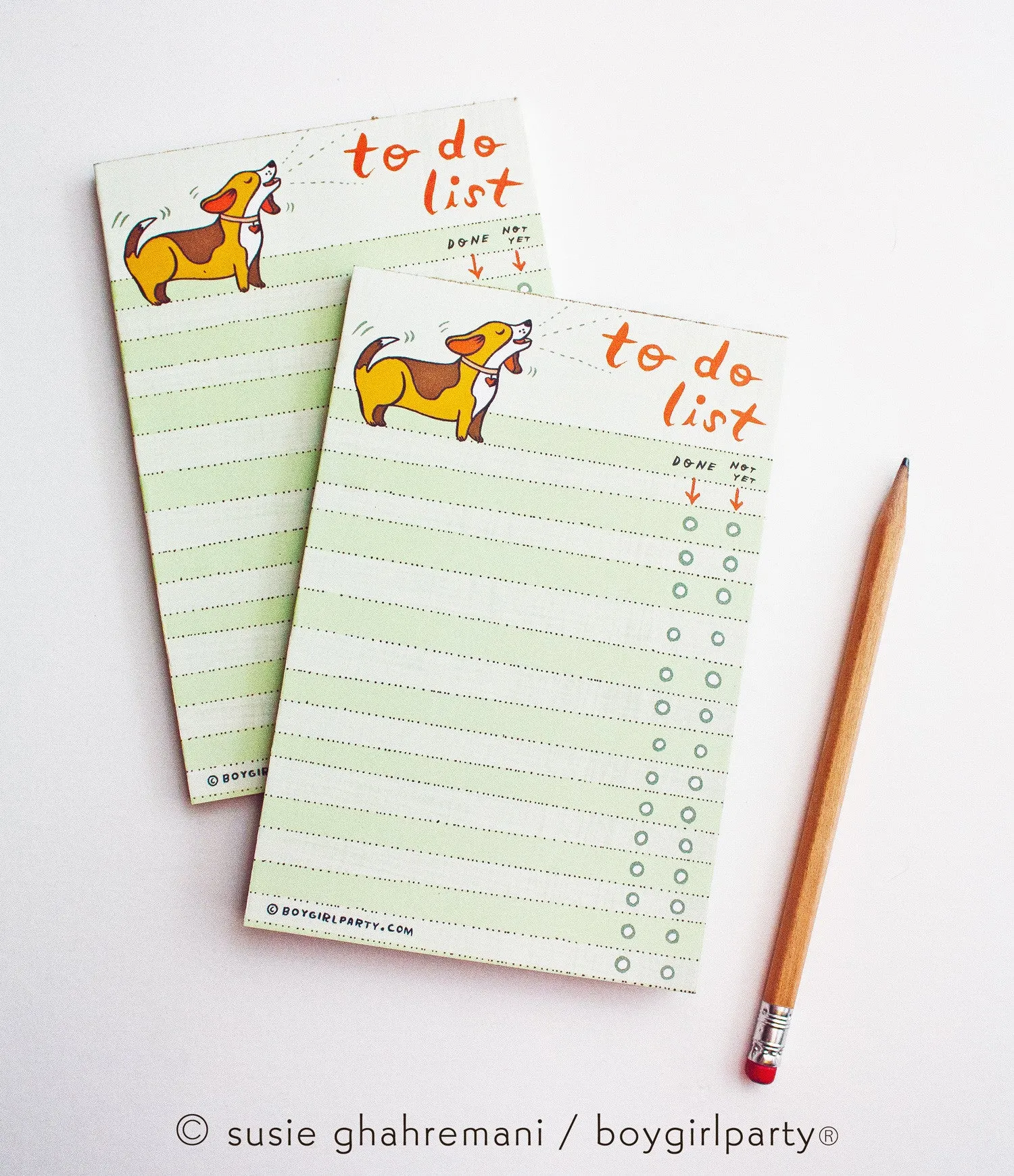 Dog To-Do List Notepad / Beagle To Do List