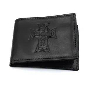 Dogtown - Vintage Cross Oil Tan Leather Billfold Wallet