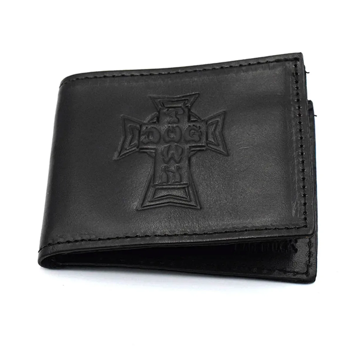 Dogtown - Vintage Cross Oil Tan Leather Billfold Wallet