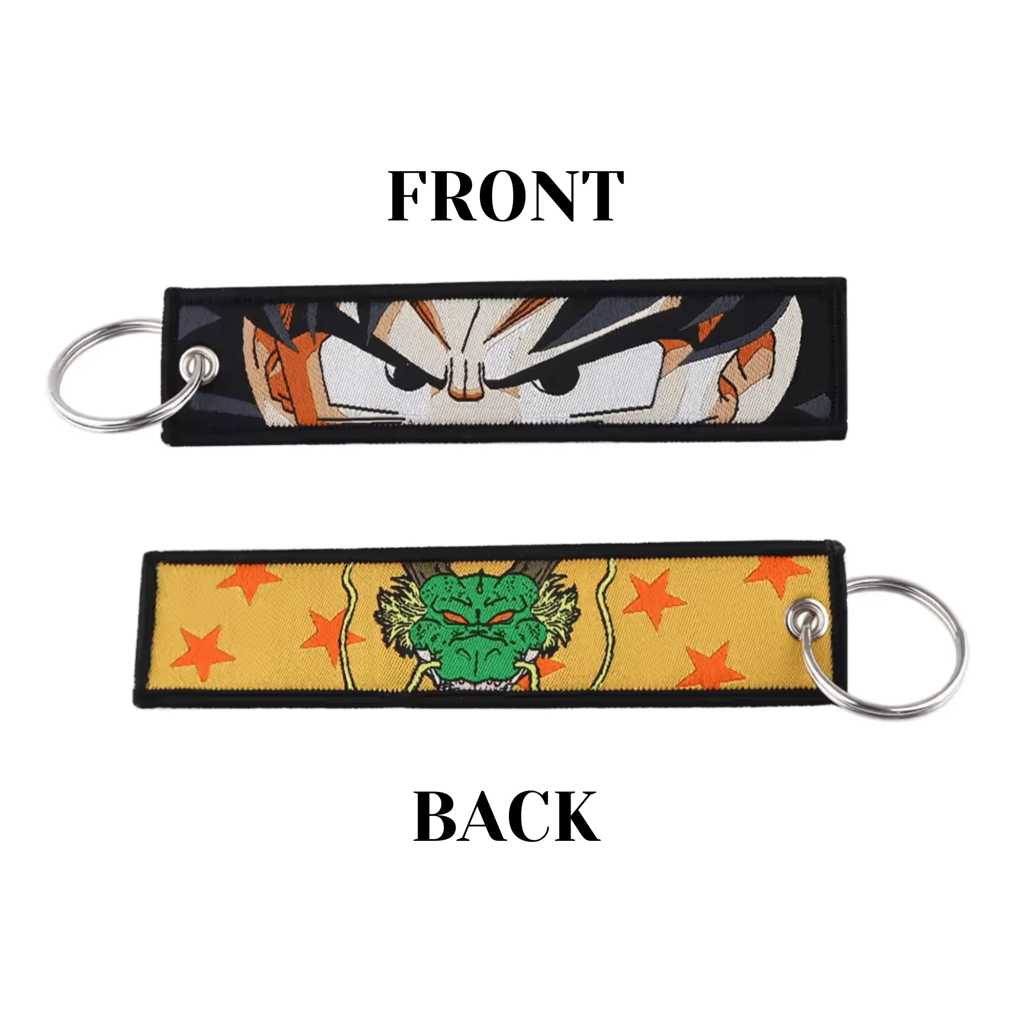 Dragonball Z Embroidered ANIME Keychain – Double Sided