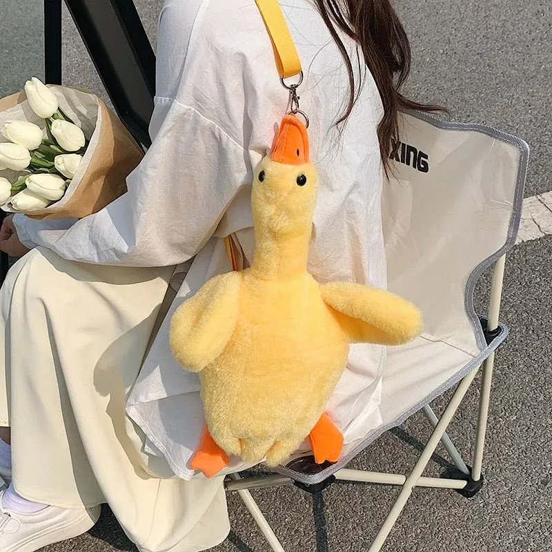 Duck & Goose Bag - Plush Shoulder Bag